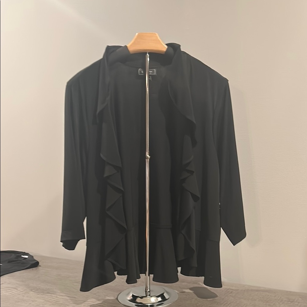 Dressbarn Elegant Black Cardigan